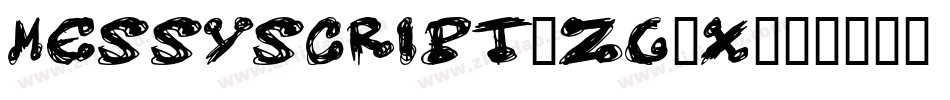 MessyScript-zg2X字体转换
