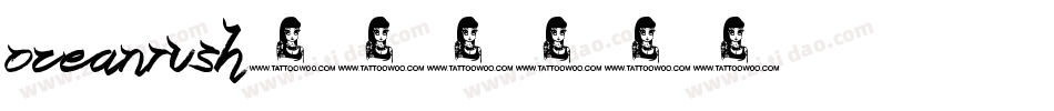 oceanrush字体转换