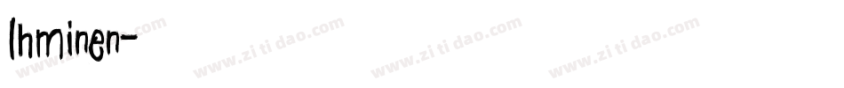 Ihminen字体转换