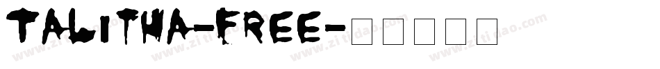 Talitha-free字体转换