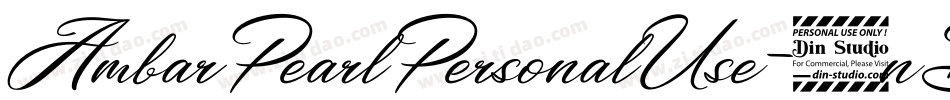 AmbarPearlPersonalUse-0nBz字体转换