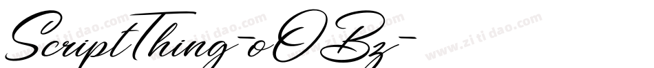 ScriptThing-oOBz字体转换
