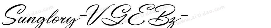 Sunglory-VGEBz字体转换