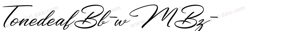 TonedeafBb-wMBz字体转换