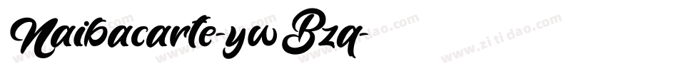 Naibacarte-ywBzq字体转换