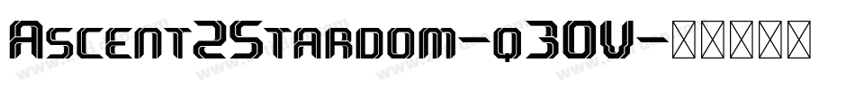 Ascent2Stardom-q3OV字体转换