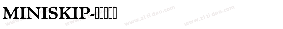MINISKIP字体转换