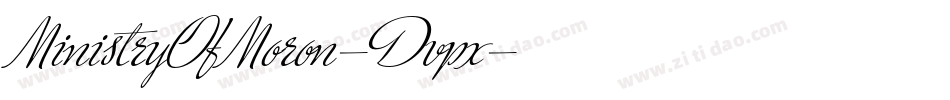 MinistryOfMoron-Dvpx字体转换