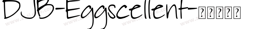 DJB-Eggscellent字体转换