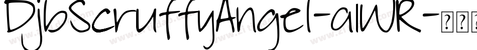 DjbScruffyAngel-a1WR字体转换