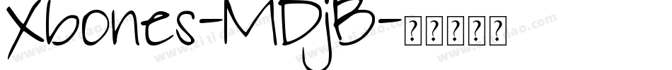 Xbones-MDjB字体转换