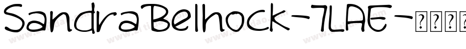 SandraBelhock-7LAE字体转换