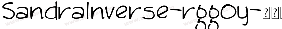 SandraInverse-rggOy字体转换