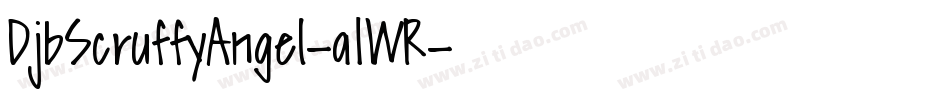 DjbScruffyAngel-a1WR字体转换