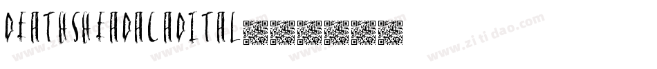 deathsheadacadital字体转换