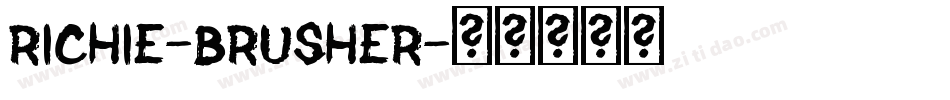 Richie-Brusher字体转换