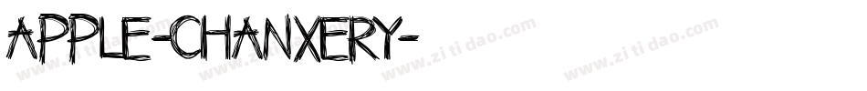 APPLE-CHANXERY字体转换