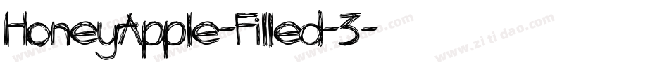 HoneyApple-Filled-3字体转换