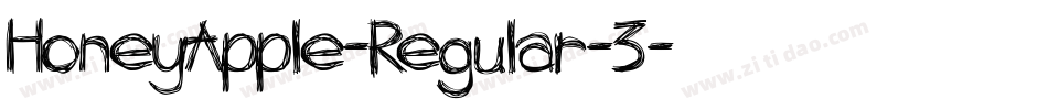 HoneyApple-Regular-3字体转换