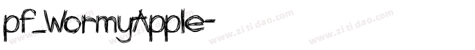 pf_WormyApple字体转换