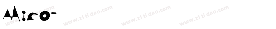Miro字体转换