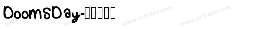 DoomsDay字体转换