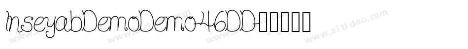 InseyabDemoDemo-46DD字体转换