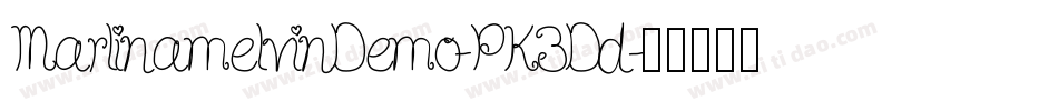 MarlinamelvinDemo-PK3Dd字体转换