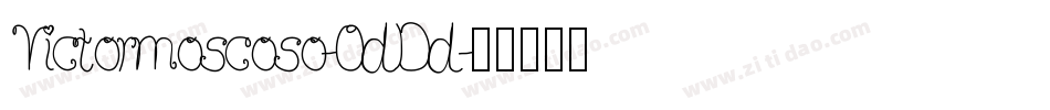 Victormoscoso-0dDd字体转换