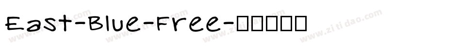 East-Blue-Free字体转换