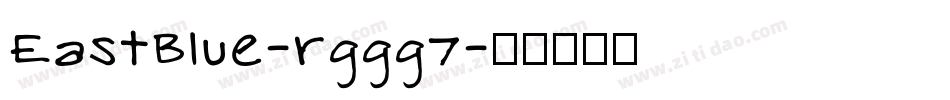 EastBlue-rggg7字体转换