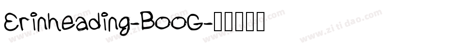 Erinheading-BooG字体转换
