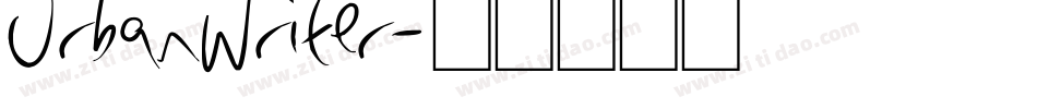 UrbanWriter字体转换