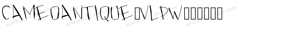 Cameoantique-VLPw字体转换