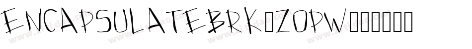 EncapsulateBrk-zOPw字体转换