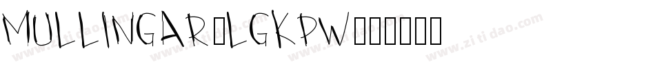Mullingar-lgKPw字体转换