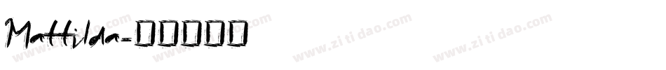 Mattilda字体转换