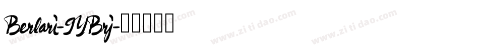 Berlari-9YBrj字体转换