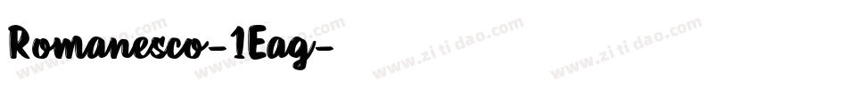 Romanesco-1Eag字体转换