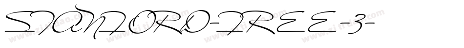 STANFORD-FREE-3字体转换