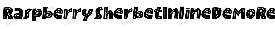 RaspberrySherbetInlineDemoRegular-ZVG9l字体转换