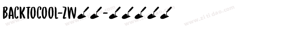Backtocool-Zw48字体转换