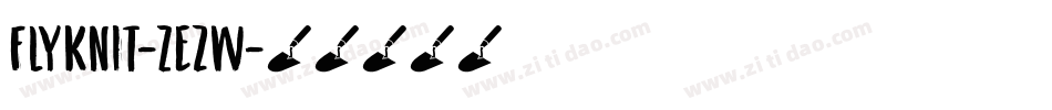 Flyknit-zeZw字体转换
