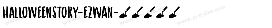 HalloweenStory-eZwAn字体转换