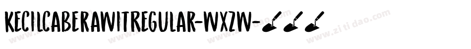 KecilcaberawitRegular-wxZw字体转换