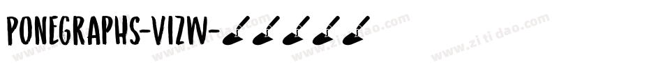 Ponegraphs-V1Zw字体转换