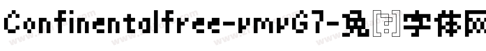 Confinentalfree-vmvG7字体转换