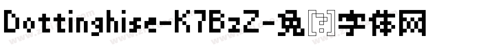 Dottinghise-K7BzZ字体转换