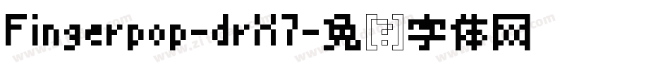 Fingerpop-drX7字体转换