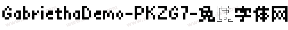 GabriethaDemo-PKZG7字体转换
